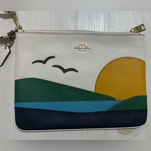 Coach Sunset Wristlet Pouch
